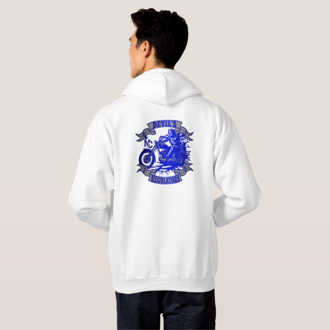 Devils Regulators Logo Kapuzenpullover Herren LG Hoodie (Schwarz voll)