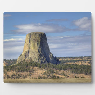 Devils Tower National Monument Fotoplatte