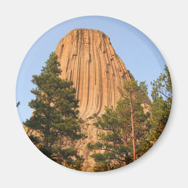 Devils Tower National Monument, Wyoming Magnet (Vorne)