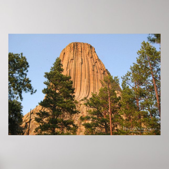 Devils Tower National Monument, Wyoming Poster (Vorne)