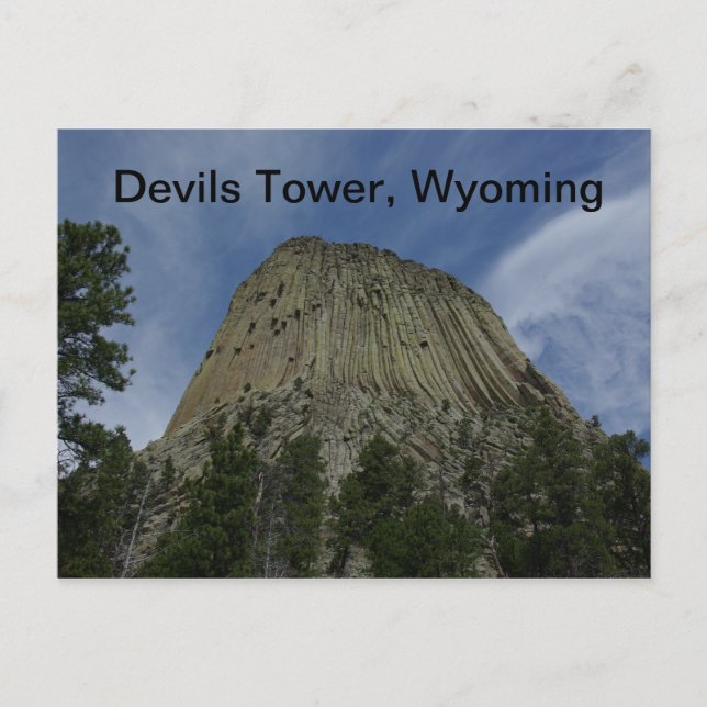 Devils Tower Postcard Postkarte (Vorderseite)