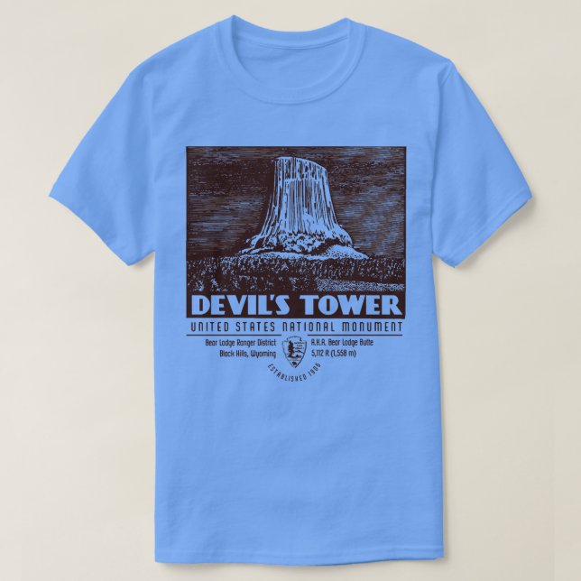 Devils Tower T-Shirt (Design vorne)