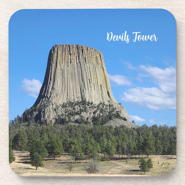 Devils Tower Wünsche Getränkeuntersetzer (Vorderseite)