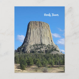 Devils Tower Wünsche Postkarte