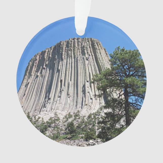 Devils Tower Wyoming Ornament (Vorderseite)