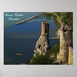 Devin Castle Slovakia Travel Maiden Tower Foto Poster
