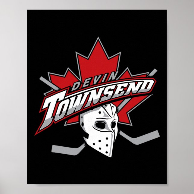 Devin Townsend - hockey'  Poster (Vorne)