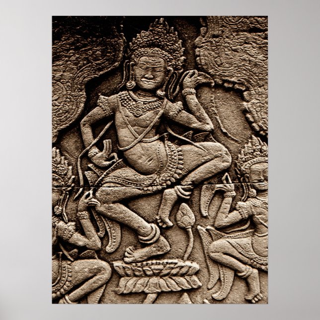 Devine Angkor Wat  Poster (Vorne)
