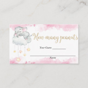 Devinez combien de cartes d'arachides insère le ba