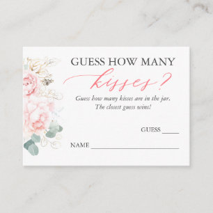 Devinez combien de cartes de jeu Kisses