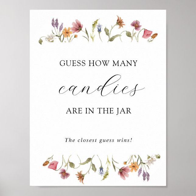 Devinez combien il y a dans le poster de jeu de do (Devant)