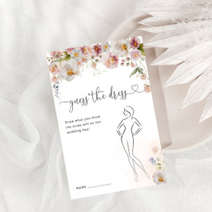 Devinez La Robe Fête des mariées Jeu Papier