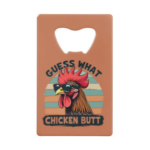 Devinez Quel Beurre De Poulet Drôle Rooster Rétro