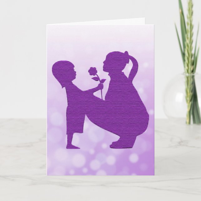 Devinez qui va être une carte de tante (Devant)