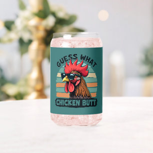 Devinez quoi Cul de Poulet Drôle Rétro Coq