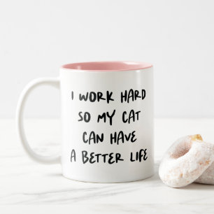 Devis De Bureau Drôle Mug De Café À Deux Tons