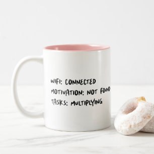 Devis De Bureau Drôle Mug De Café À Deux Tons