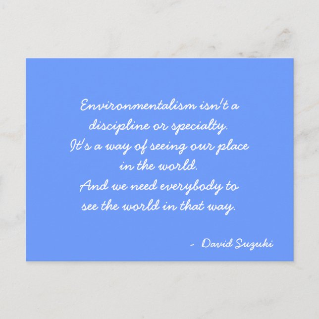 Devis de carte postale inspirante (Devant)