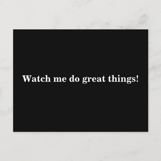 Devis de carte postale inspirante (Devant)