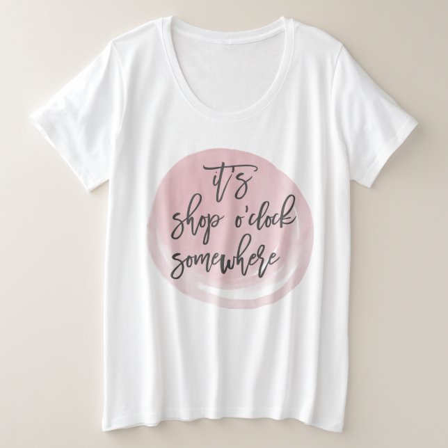 Devis shopping amusant Typographie manuscrite mode (Design devant)