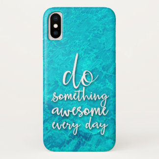Devis sur l'eau Imprimer iPhone X Coque