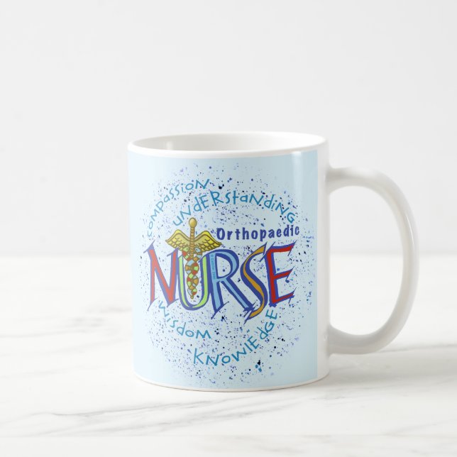 Devise personnalisée Infirmière orthopédique mug (Droite)
