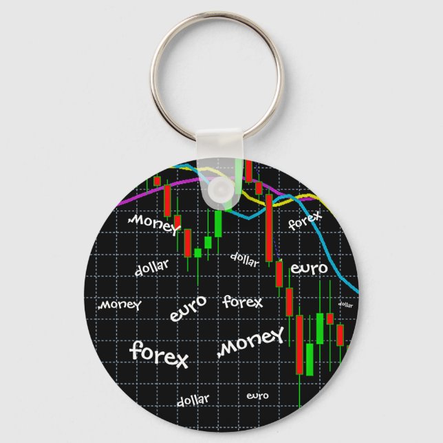 Devisen, Geld, Euro, Dollar Schlüsselanhänger (Vorderseite)