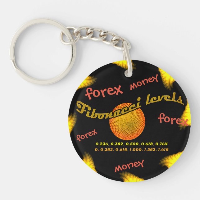 Devisen, Geld, Fibonacci-Zahlen Schlüsselanhänger (Vorderseite)