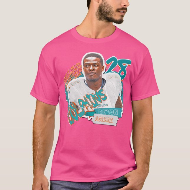 De'Von Achane Football Shirt Tapestry (Vorderseite)