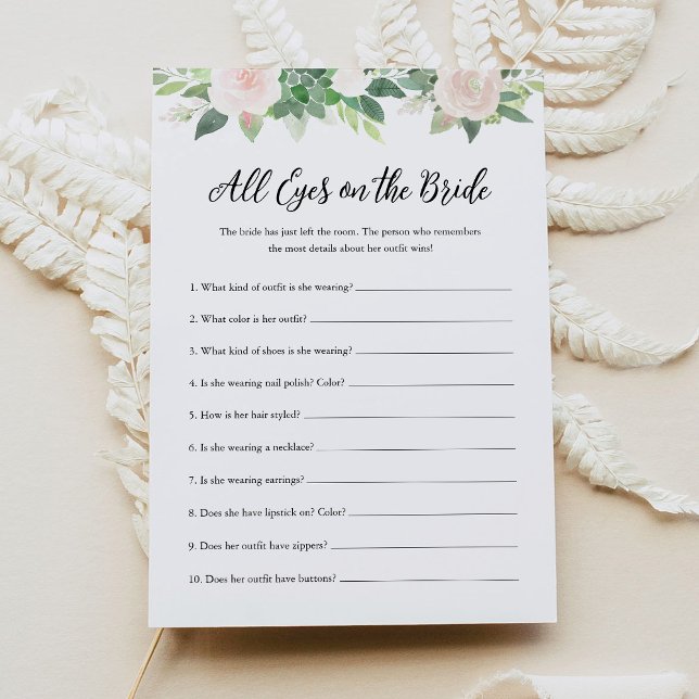 DEVON Alle Augen auf dem Brautparty der Braut Einladung (Von Creator hochgeladen)