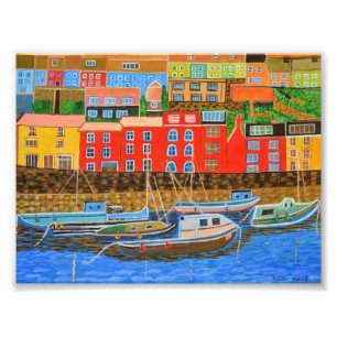 Devon Brixham Fotodruck