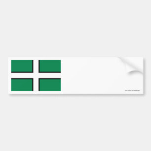 Devon-Flagge Autoaufkleber
