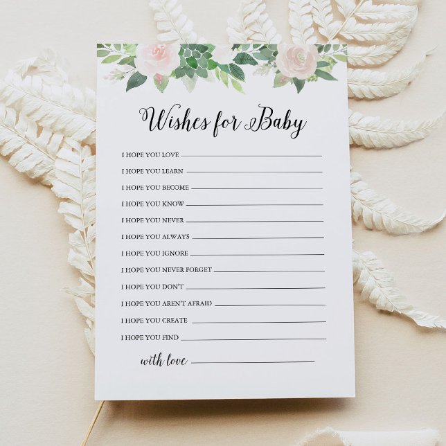 DEVON Greenery Souhaite Une Carte De Conseil Baby  (Créateur téléchargé)