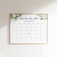 DEVON Guess The due Date Baby Shower Game 16x20