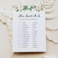 DEVON How Sweet It is Candy Bar Baby Game Card