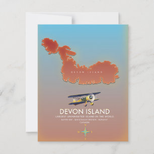 Devon-Insel, Kanada Karte