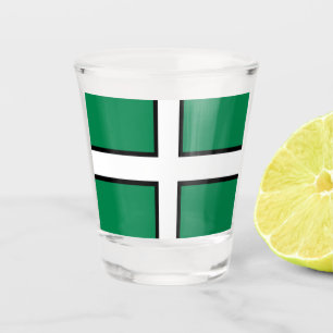 Devon-Landkreis-Flagge Schnapsglas