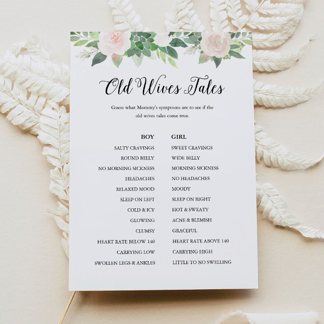 DEVON Old Ehefrauen Tales Baby Duschspielkarte Einladung (Von Creator hochgeladen)