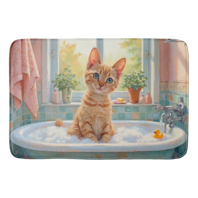 Devon Rex Badezimmer-Dekor Badematte (Vorderseite)