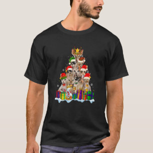 Devon Rex Cat Christmas Weihnachtsmannmütze Xmas T T-Shirt