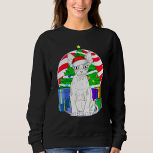 Devon Rex Cat Weihnachtsbaumdekor Sweatshirt