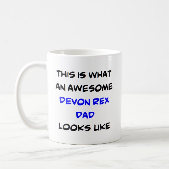 devon rex dad, phantastisch kaffeetasse (Links)
