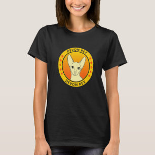 Devon Rex Katzenporträt T-Shirt