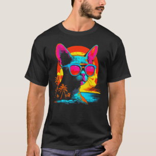 Devon Rex Katzenstrand T-Shirt