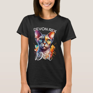 Devon Rex Vater Devon Rex Katze T-Shirt