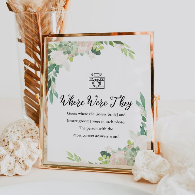 DEVON wo waren sie Brautparty Game Sign Poster (Von Creator hochgeladen)