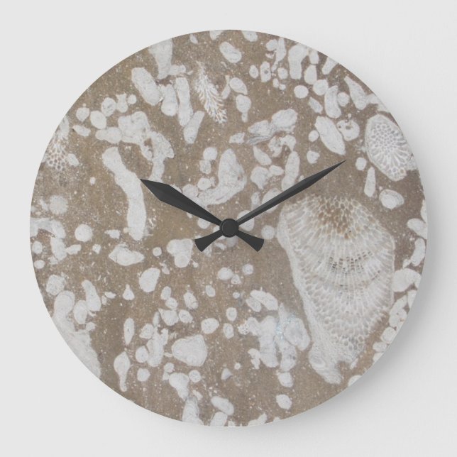 Devonian Fossil Gorge Große Wanduhr (Vorderseite)