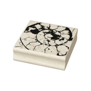 Devonshire Ammonit-Fossilien Gummistempel
