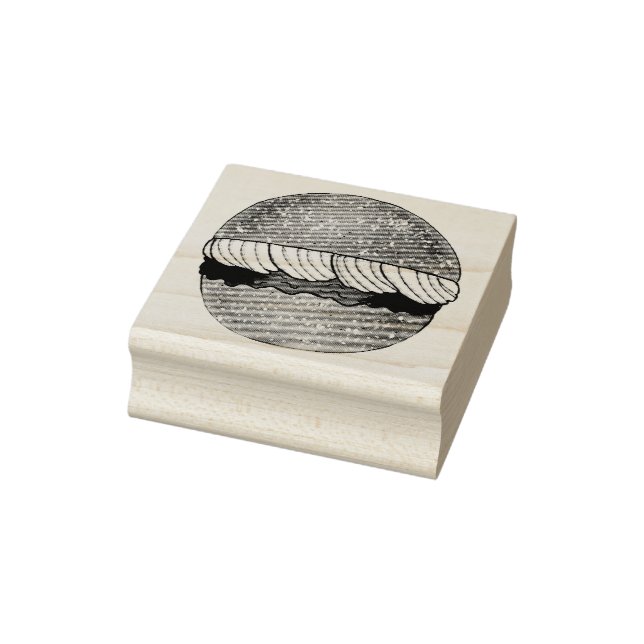 Devonshire Split Cream Jam Tea Shoppe Café Bakery Gummistempel (Stempel)