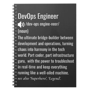 DevOps-Ingenieurdefinition Notizblock